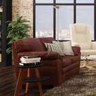 Sofá 2 Lugares Bradley Couro Marrom