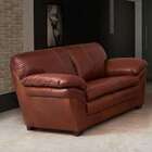 Sofá 2 Lugares Bradley Couro Marrom