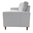 Sofá 2 Lugares Brooklyn Hellen Estofados Cinza