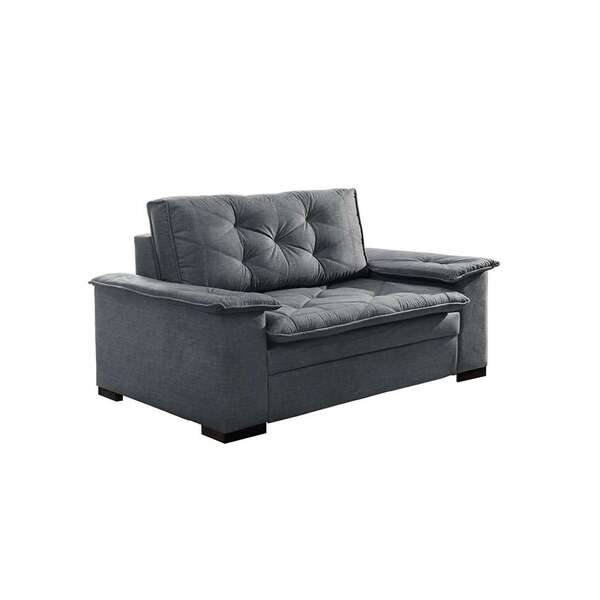 Sofá 2 Lugares Cairo Malha Cinza