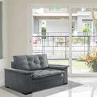 Sofá 2 Lugares Cairo Malha Cinza