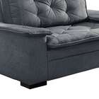 Sofá 2 Lugares Cairo Malha Cinza