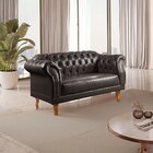 Sofá 2 Lugares Chesterfield Clássico Duque Yescasa Preto