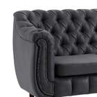 Sofá 2 Lugares Chesterfield Courissimo Chumbo