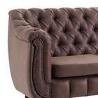 Sofá 2 Lugares Chesterfield Courissimo Marrom
