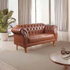 Sofá 2 Lugares Chesterfield Duque Yescasa Caramelo
