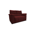 Sofá 2 Lugares Clássico Cama Inbox 1,50m Tecido Suede Vermelho