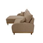 Sofá 2 Lugares Com Chaise Lado Esquerdo 185cm Em Linho Mercúr