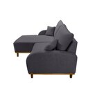 Sofá 2 Lugares Com Chaise Lado Esquerdo 185cm Em Veludo Mercú