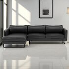 Sofá 2 Lugares Com Chaise Lado Esquerdo E Revestimento Em Cou