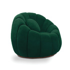 Sofá 2 Lugares Com Poltrona Giratória Orgânica Cloud Bouclê V