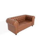 Sofá 2 Lugares Couro Sintético Chesterfield Jared Yescasa Mar