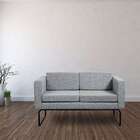 Sofá 2 Lugares Dallas Linho Cinza