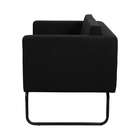 Sofá 2 Lugares Dallas Linho Preto