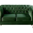 Sofá 2 Lugares Decoração Sara Recepção Dom Pedro Chesterfield