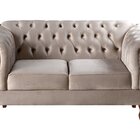 Sofá 2 Lugares Decoração Sara Recepção Dom Pedro Chesterfield