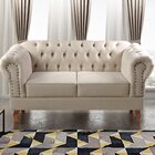 Sofá 2 Lugares Decoração Sara Recepção Dom Pedro Chesterfield