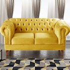 Sofá 2 Lugares Decoração Sara Recepção Dom Pedro Chesterfield