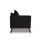 Sofá 2 Lugares Decorativo Atlas 1 60cm Pés Retro Linho Boucle