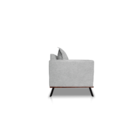 Sofá 2 Lugares Decorativo Atlas 2 00cm Pés Retro Linho Boucle