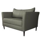 Sofá 2 Lugares Decorativo Sala De Estar 120cm Pés Palito Lubb