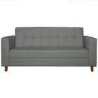 Sofá 2 Lugares Denver Corano Cinza - Amarena Móveis