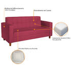 Sofá 2 Lugares Denver Corano Pink - Amarena Móveis