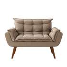 Sofá 2 Lugares Dock Linho Bege