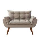 Sofá 2 Lugares Dock Linho Cru