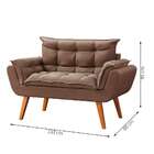 Sofá 2 Lugares Dock Suede Bege