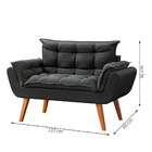 Sofá 2 Lugares Dock Velosuede Grafite