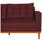 Sofá 2 Lugares Dubai Suede - Amarena Móveis - Bordô