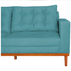 Sofá 2 Lugares Dubai Suede - Doce Sonho Móveis - Azul Turquesa