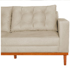 Sofá 2 Lugares Dubai Suede - Doce Sonho Móveis - Bege