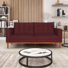 Sofá 2 Lugares Dubai Suede - Doce Sonho Móveis - Bordô