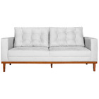 Sofá 2 Lugares Dubai Suede - Doce Sonho Móveis - Branco