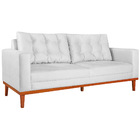 Sofá 2 Lugares Dubai Suede - Doce Sonho Móveis - Branco