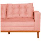 Sofá 2 Lugares Dubai Suede - Doce Sonho Móveis - Coral