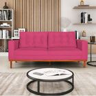 Sofá 2 Lugares Dubai Suede - Doce Sonho Móveis - Pink