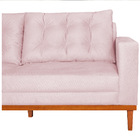 Sofá 2 Lugares Dubai Suede - Doce Sonho Móveis - Rosa Bebê