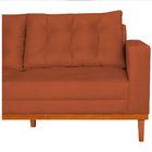 Sofá 2 Lugares Dubai Suede - Doce Sonho Móveis - Terracota