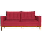 Sofá 2 Lugares Dubai Suede - Doce Sonho Móveis - Vermelho