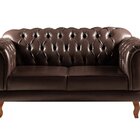 Sofá 2 Lugares Duquesa Chesterfield Decoração Recepção Café