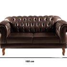 Sofá 2 Lugares Duquesa Chesterfield Decoração Recepção Café