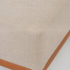 Sofá 2 Lugares E 2 Puffs Em Linho Boreal Com Mola Ensacada Ca