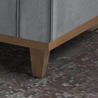 Sofá 2 Lugares Em Linho 180cm Bavos Yescasa Grafite