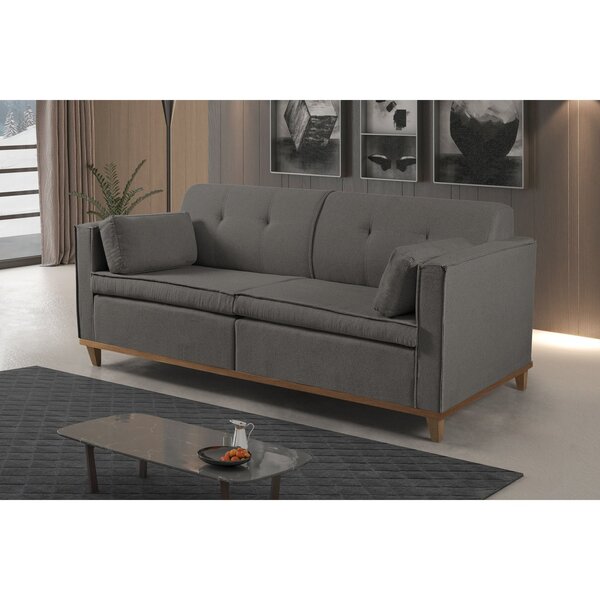 Sofá 2 Lugares Em Linho 180cm Bavos Yescasa Grafite