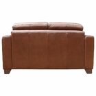 Sofá 2 Lugares Estocolmo 155cm Couro Caramelo - Gran Belo