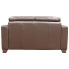 Sofá 2 Lugares Estocolmo 155cm Couro Chocolate G03 - Gran Belo