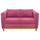 Sofá 2 Lugares Europa Corano Amarena Móveis - Pink